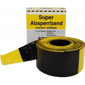 Rol afzetband geel-zwart...