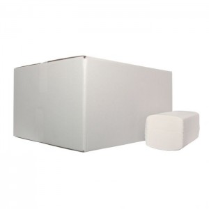 Handdoek Z-vouw 21 X 24 wit...