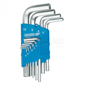 Inbus sleutelset 1,3-10mm...