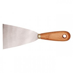 Plamuurmes houten steel