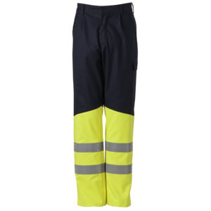 Werkbroek 80008 Navy/Fluo Geel