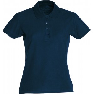 Basic Dames Polo Navy KM