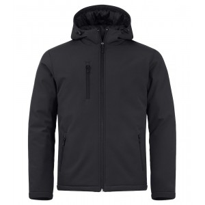 Hoody Softshell Padded zwart