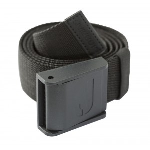 Stretch riem zwart 120 cm