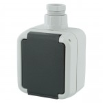 Wandcontactdozen opbouw
