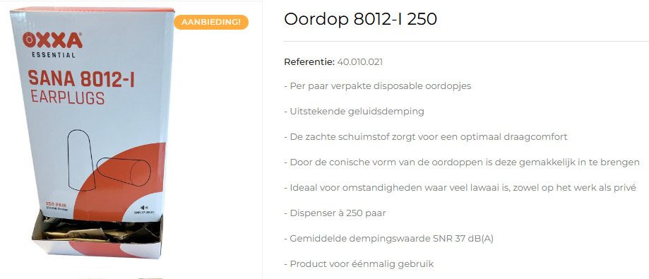 Aanbieding bij afname 10 dozen!